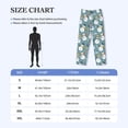 thumbnail image 4 of Balery Snowflake Scarf Snowman Pantalones de pijama para hombre, pijama ultraligero, pantalón de descanso-XX-Large, 4 of 6