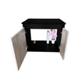 thumbnail image 2 of Mueble Gabinete para Baño Sin Lavamanos Y Monomando 05 (Negro Mate/Encino Polar) DECOMOBIL GABINETE 05, 2 of 4