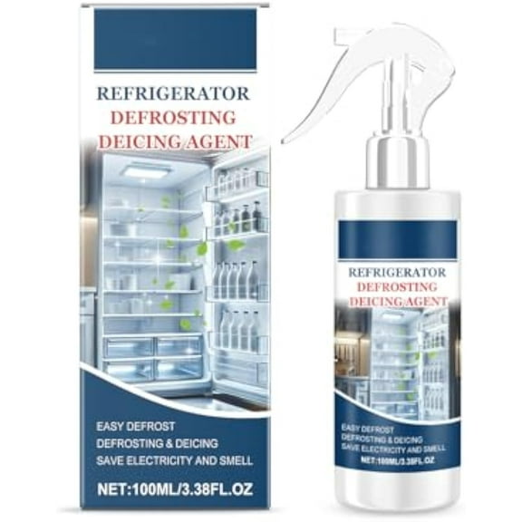 Refrigerator Defroster Freezer Defroster Anti-Icing Snowmelt Cleaning And Defrosting Cold Storage Defroster 3.38 FL OZ