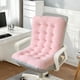 thumbnail image 5 of CaiYueKe Thickened Seat Cushion with Backrest, Soft Elastic Chair Pad for Office Dining Computer Chair, Home Decor Sofa Floor Pillow, Linen Polyester Cushion Cover, 5 of 7