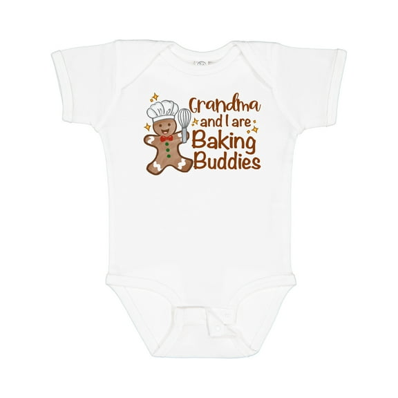 Inktastic Grandma and I Are Baking Buddies Boys or Girls Baby Bodysuit