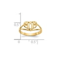 thumbnail image 2 of 10K Yellow Gold Polished MOM Heart Ring (SIZE 7), 2 of 5