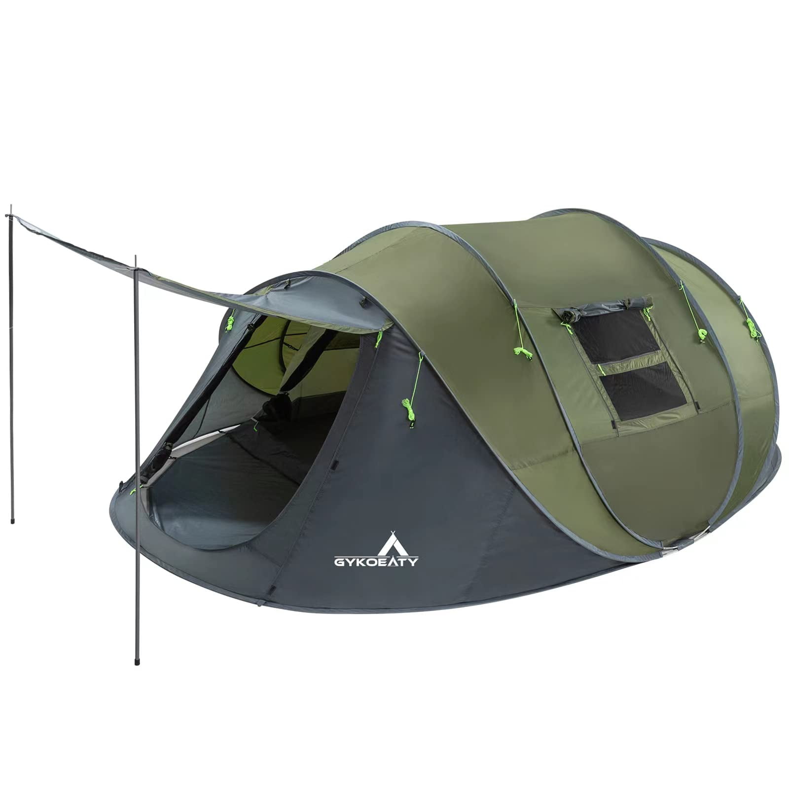 6 Person Easy Pop Up Tent,12.5'X8.5'X53.5'',Automatic Setup