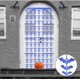 thumbnail image 4 of Nvzi Paquete de 2 cortinas con flecos para decoración de fiestas, cortinas de fondo de oropel para fiestas, serpentinas de murciélagos,cortinas de lluvia para puertas, azul, 4 of 4