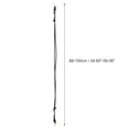 thumbnail image 2 of Unique Bargains 1 Pc Adjustable Handbag Strap for Office Black PU Metal, 2 of 4