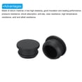 thumbnail image 4 of Uxcell Silicone Snap in Locking Hole Plugs For Kitchen Bulkheads Waterproof Sealing Plugs Black 21mm 16, 4 of 7