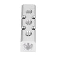 thumbnail image 1 of Pneumatic Manifold Air Distribution Block, Manifold Block Splitter High Pressure Resistance  For Compressors SY30-02-3F, 1 of 8