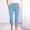 Light Blue women capri pants wide leg a1, variant on Women Capri Pants Wide Leg Summer Casual Loose High Waisted Cropped Palazzo Pants Flowy Beach Work Lounge Trousers with Pockets Fashion Clothes, Coffee S