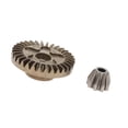thumbnail image 2 of Juego de Engranajes en de Tornillo de Acero Apto para Herramientas de Accs de Motor Eléctrico BOSCH GWS6-100 Sunnimix Engranaje espiral de escobillas de carbón, 2 of 7