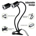 thumbnail image 3 of Lámpara térmica para reptiles TFNN de doble cabezal con pinza UVA UVB 25 W+50 W, 3 of 6
