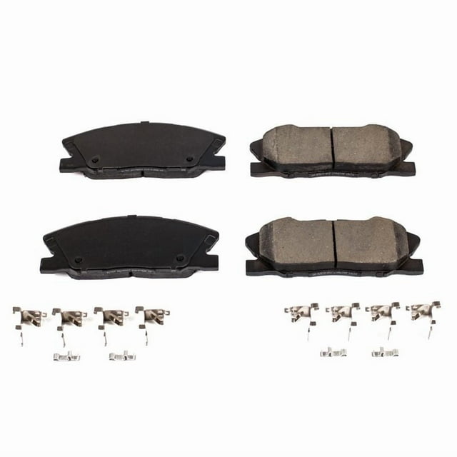 Power Stop Brake Pad 17-1767 Z17 Evolution; FMSI Number D1767; Ceramic Brake Pads; Set Of 4; With Premium Stainless Steel Hardware