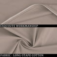 thumbnail image 5 of PiccoCasa 1Pc Pillowcase Zipper Long Staple Cotton, Jumbo Light Coffee Color, 5 of 7
