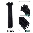 thumbnail image 2 of 12” Soft Short Dreadlocks Dreads Handmade Crochet Braids Afro Braiding Locs Hair Extensions Dark black 25g, 2 of 5