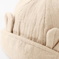 thumbnail image 7 of PureCasa Baby Summer Sun Hat for 0-3 Years Infant Boys Girls Comfortable Breathable Outdoor Hat Toddler Cotton Bucket Hats with Straps, 7 of 7