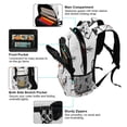 thumbnail image 5 of ALAZA Jumping Skeletons Haloween Backpack Elementary School Bag Bookbag Travel Rucksack, 5 of 7