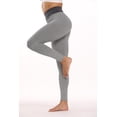 thumbnail image 2 of Women's Thick High Waist Yoga Exercise Stretch Stretch Pants Tummy Control Slimming Lifting Anti Cellulite Scrunch Booty Leggings Ruched Butt Textured Tights Sport Workout, 2 of 9