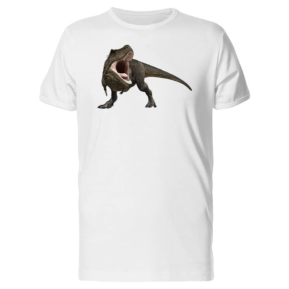 T Rex Up Close And Roaring Tee Men's -Image by Shutterstock
