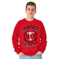 thumbnail image 3 of Fantasy MVP League Sports Fanatic Men's Big & Tall Crewneck Sweatshirt Brisco Brands 2X, 3 of 5