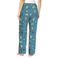 thumbnail image 3 of Daiia Teeth Cosmonaut Women's Sleep Pant with Pockets and Drawstring,Pajama Pants-X-Large, 3 of 9