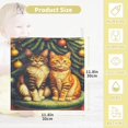 thumbnail image 2 of SKYSONIC 3 PCS Vintage Christmas Tree Cats Baby Muslin Washcloths, Face Towel Burp Cloths Ultra Soft Absorbent Cotton Bath Wipes Towels for Newborn Boys Girls, 2 of 7
