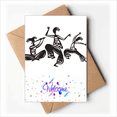 thumbnail image 1 of Dance People Mexico Totems Mexican Welcome Back Greeting Cards Envelopes Blank, 1 of 3