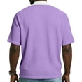 thumbnail image 4 of Guluxicc Golf T Shirts for Men Half Zip Short Sleeve Business Causal Shirts Classic Fit Summer Casual Outfit, 4 of 6