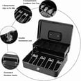 thumbnail image 2 of Safe with Lock, Key and Money Compartment, Large Money Safe, for home or office., 2 of 5