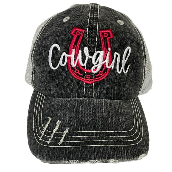 Women's Cowgirl Distressed Baseball Hat