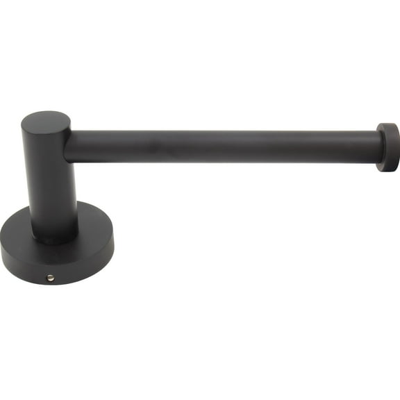 Zurich Post Paper Holder, Matte Black by Stone Harbor Hardware