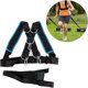 thumbnail image 4 of Resistance Band Set for Running, Resistance Bungee Band, Running Belt for Speed, Strength and Endurance Training, Blue & Black, 4 of 5