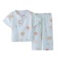 thumbnail image 2 of Conjuntos de blusas y camisas de cuello redondo y manga corta para niños de verano, ropa de casa estampada de manga corta para niños y niñas, camisa de manga corta para niños, 2 of 5