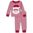 thumbnail image 1 of Pijama The Children's Place Santa Stripe de algodón de 12 a 18 meses, 1 of 4