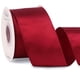 thumbnail image 1 of Cinta de satén con alambre Ribbli Burgundy de 6,35 cm x 18,3 m, 1 of 4