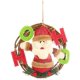 thumbnail image 1 of Corona de puerta de Navidad, corona de Navidad de ratán, corona de árbol colgante, corona de Santa muñeco de nieve, corona de alce, muñeco de peluche, decoración de corona Fokelyi WLJ-2478, 1 of 5
