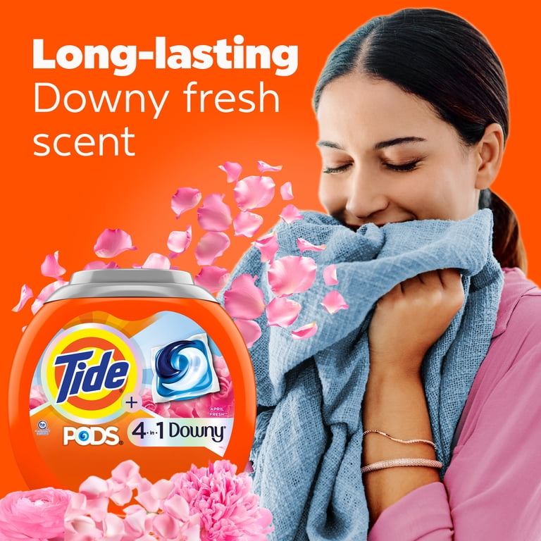 Tide PODS Laundry Detergent Pacs with a Touch of Downy Freshness