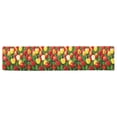 thumbnail image 3 of MKHERT Red and Yellow Tulip Flowres Painting Table Runner Home Decor for Home Kitchen Dining Wedding Party 16x72 Inch, 3 of 3