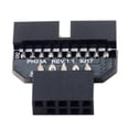 thumbnail image 2 of Milaget USB 2.0 9 Pin to USB 3.0 19 Pin Adapter USB Adapter for Motherboard Data A, 2 of 9