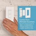 thumbnail image 5 of Lutron Caseta Smart Lighting Switch for All Bulb Types or Fans, Light Almond, 5 of 11