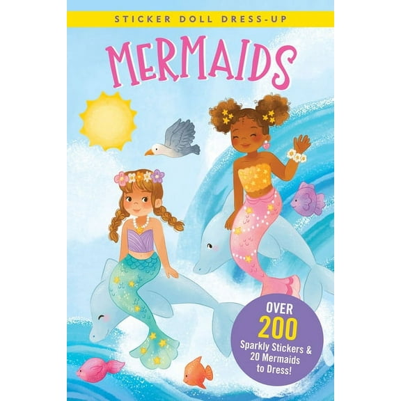 Mermaids Sticker Doll Dress-Up Book, (Paperback)
