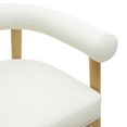 thumbnail image 5 of Spara White Vegan Leather Counter Stool, 5 of 6