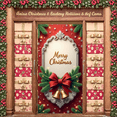 thumbnail image 6 of Decorative Design Merry Christmas Banner Snowflake Pattern Winter Holiday Event Decoration for Christmas Party Indoor Decoration, 6 of 9