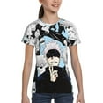 thumbnail image 2 of Jujutsu Kaisen Satoru Gojo Kids T-Shirt 3d Printed Graphic T-Shirts Boys And Girls Short Sleeve Shirts For Youth Kids X-Small, 2 of 7