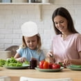 thumbnail image 2 of 25pcs Disposable Kids Chef Hats for Children Suitable for Kitchen Play and Baking White Chef Hats for Small Chefs Ideal for Food Service and Cooking, 2 of 8