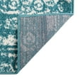 thumbnail image 7 of Unique Loom Lennon Collection Area Rug - Zal (4' 1" x 6' 1" Rectangle Turquoise/Ivory), 7 of 7