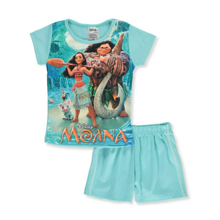 Disney Moana Girls' 2-Piece Shorts Set Outfit