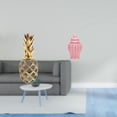 thumbnail image 2 of Escultura de mesa de resina dorada y jarrón de jengibre de , adorno decorativo para oficina, dormitorio, sala de estar, armario, chimenea, fi, 2 of 8