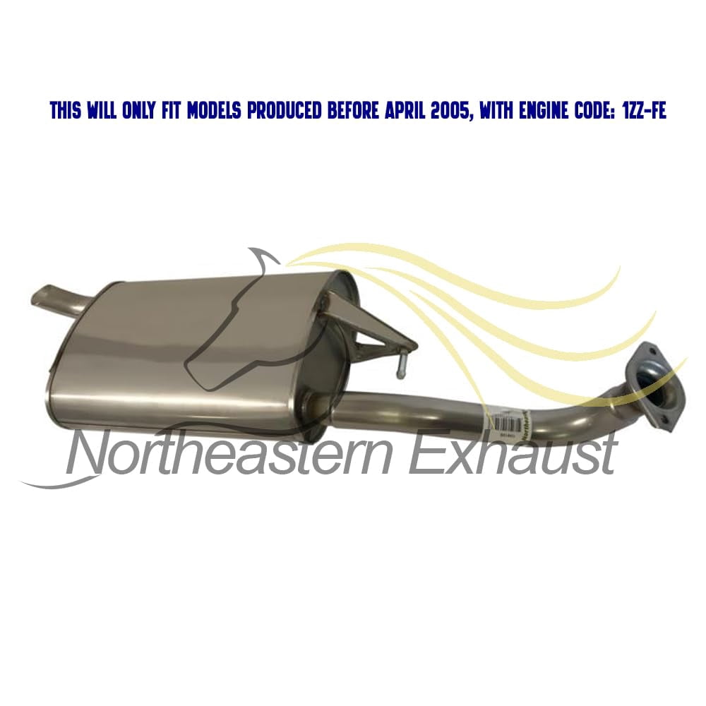 Stainless Steel Exhaust Muffler Fits 2009–2013 Toyota Corolla 1.8L – Direct Fit