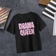 thumbnail image 1 of Camiseta con estampado de letras para mujer, camiseta informal suave de manga corta para chicas, camisetas para fiesta, caminar, viajes, senderismo M Yinane Camiseta para mujer, 1 of 8