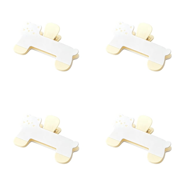 4Pc Cat Page Clips Cat Page Clips Plastic For Office Desk Textbook (C)