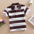 thumbnail image 4 of Boys Girs School Uniform Polo Shirts Solid Color Quick Dry Short Sleeve Uniform Shirt Kids Summer Lightweight Comfy Athletic Clothes, 4 of 4